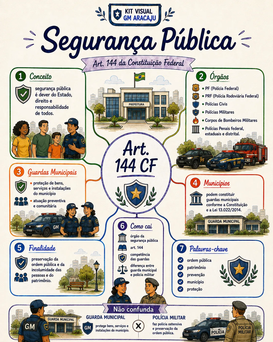 Amostra visual do Kit Visual GM Aracaju 2026